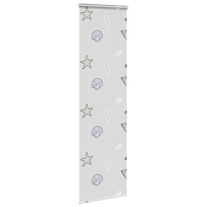 VidaXL Store enrouleur de douche avec cassette largeur du tissu 66 cm, store de douche, store enrouleur de rideau de douche, 4015009