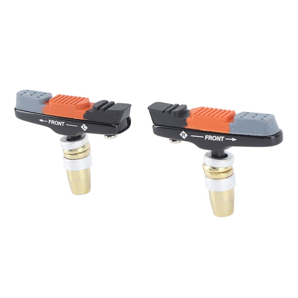 1 Pair Quiet Braking Bike V Brake Pads Grooved Surface Mountain Bike Brake Pads  Bike Repair