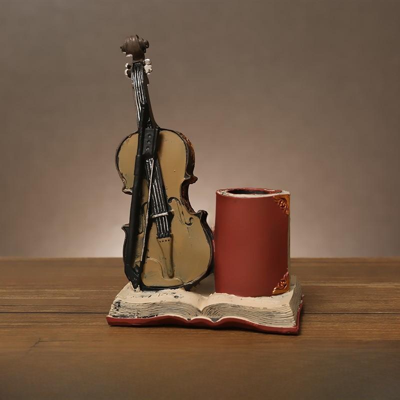 Desk Multifunctional Resin Organizer Vintage Book Design For Office Study Room