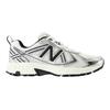 New Balance T410 Moda Clásica Versátil Exquisita Amortiguación Zapatillas de Entrenamiento de Caña Baja Unisex Plata Negro MT410GC5