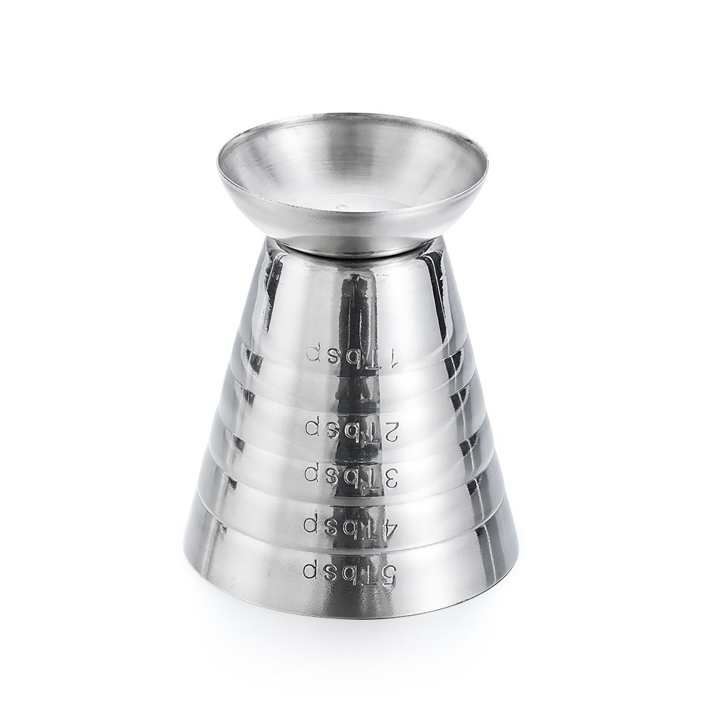 75ML nerezové koktejlové nástroje měřicí nástroj odměrka jigger nápojový šejkr míchací sklenice