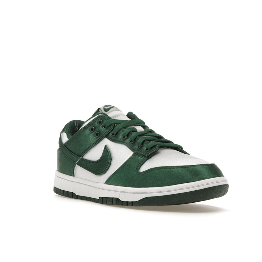 Nike  Dunk Low Satin Green Women Sneakers White Team-Green DX5931-100