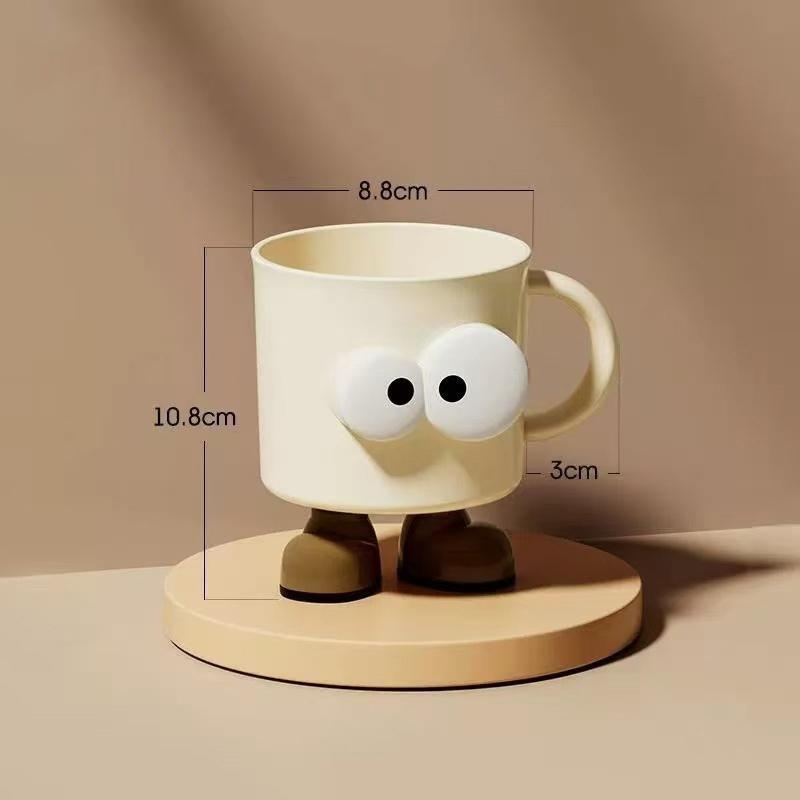 1 Piece Of Mouthwash Cup Household Toothbrush Cup Couple Girl Toothbrush Cup Cute Cartoon Wash Cup Anti-Fall