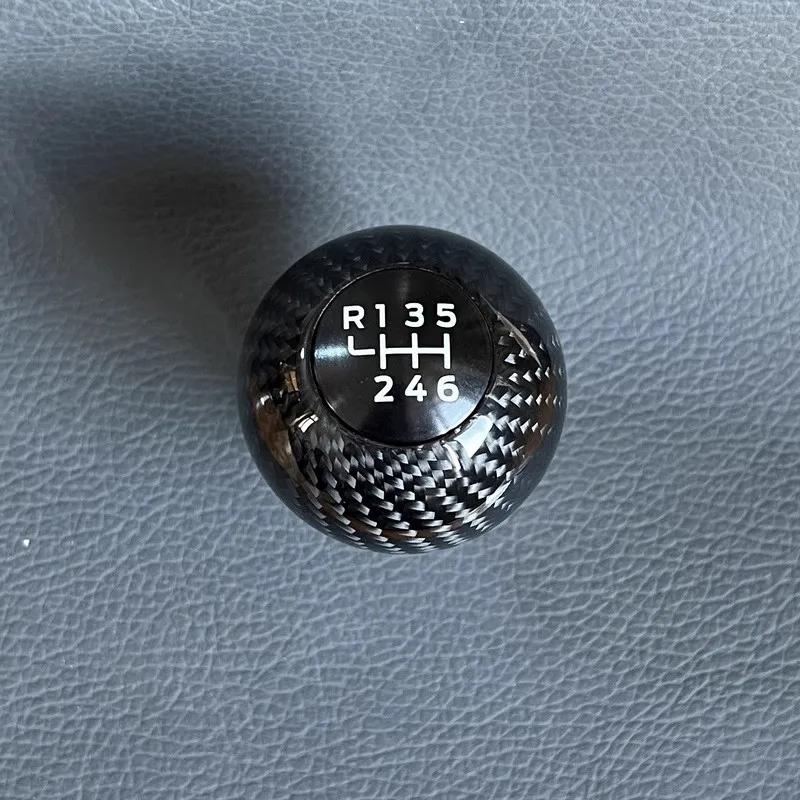 

New 6 Speed Real Carbon Fiber Gear Shift Knob For Mazda MX5 MX-5 30 Years 100 Years Anniversary Gear Shift Ball золотий