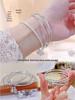 Three Lives Three Worlds Pure 9999 Sterling Silver Bracelet for Women - Young Style Gift for Girlfriend