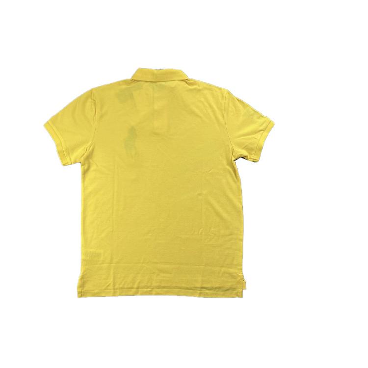 Polo Ralph Lauren Polo Shirts Men's Yellow Polo Collar Moderate Straight Fit 710697457-049