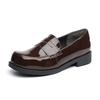 Wear small leather shoes outside, spring new college style new Chinese single shoes, high heels jk uniform shoes