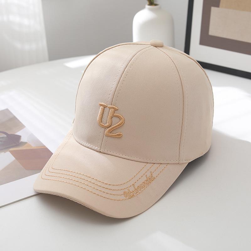 Baseball Cap Women'S Spring And Autumn Travel Sunshade Casual Women'S Cap Hard Top Sunscreen Cap Summer Hat