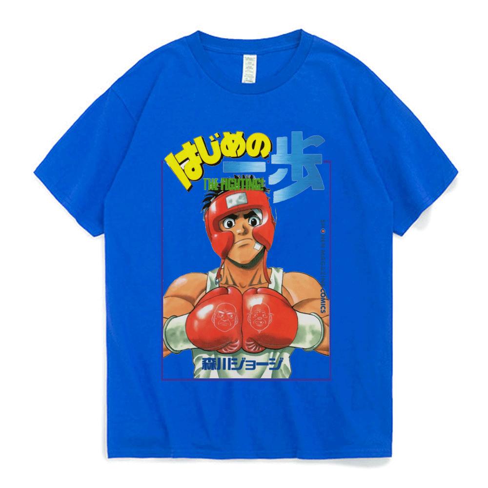 2026 Anime Hajime No Ippo T Shirt Makunouchi Graphic Print Short Sleeve Tee Shirts Cartoon Kamogawa Boxing Gym T-Shirt Streetwear
