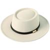 European and American Fashion Concave Top Hat Women's French British Versatile Retro Big Eaves Hat Autumn and Winter Warm Felt Hat