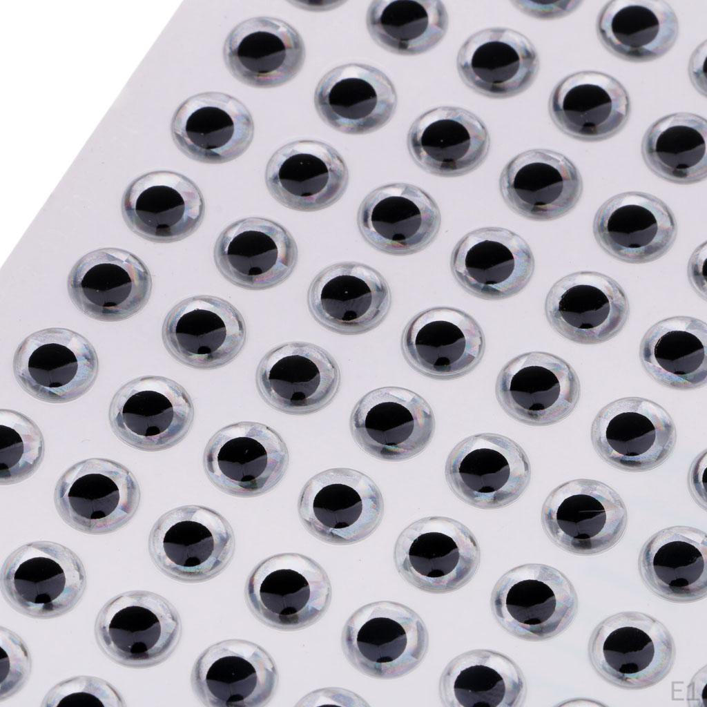 100pcs Fishing Lure Eyes 3D Fish Artificial Baits