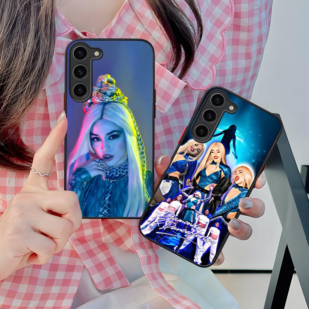 Fashion Ava Max Silicone Mobile Phone Case for Samsung Galaxy S26 S25 S24 S23 S22 S21 Plus FE Ultra Colorful Cover
