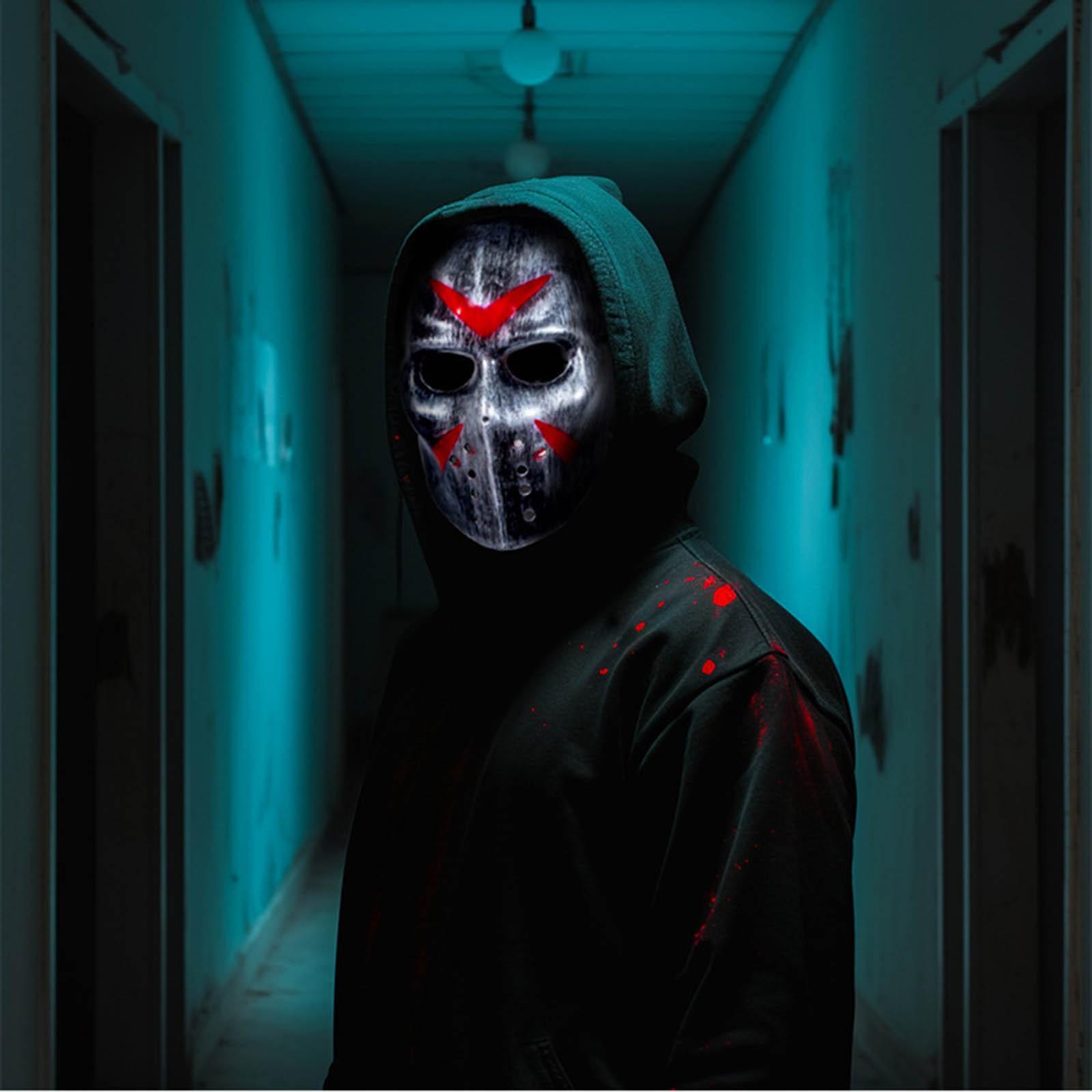 

Хэллоуин Праздничная Вечеринка Костюм Маска Трюк Ужас Игрушка Маска Ужас Ужас Маска One Size