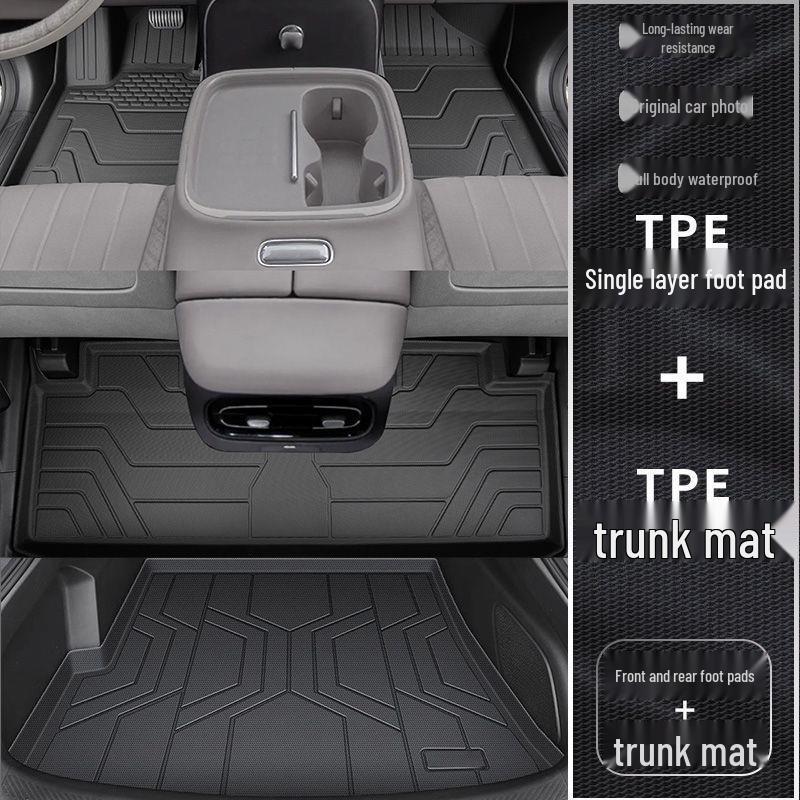 26 New GAC AION UT TPE Full Coverage Waterproof Floor Mats for Driver's Side Carpet and Trunk