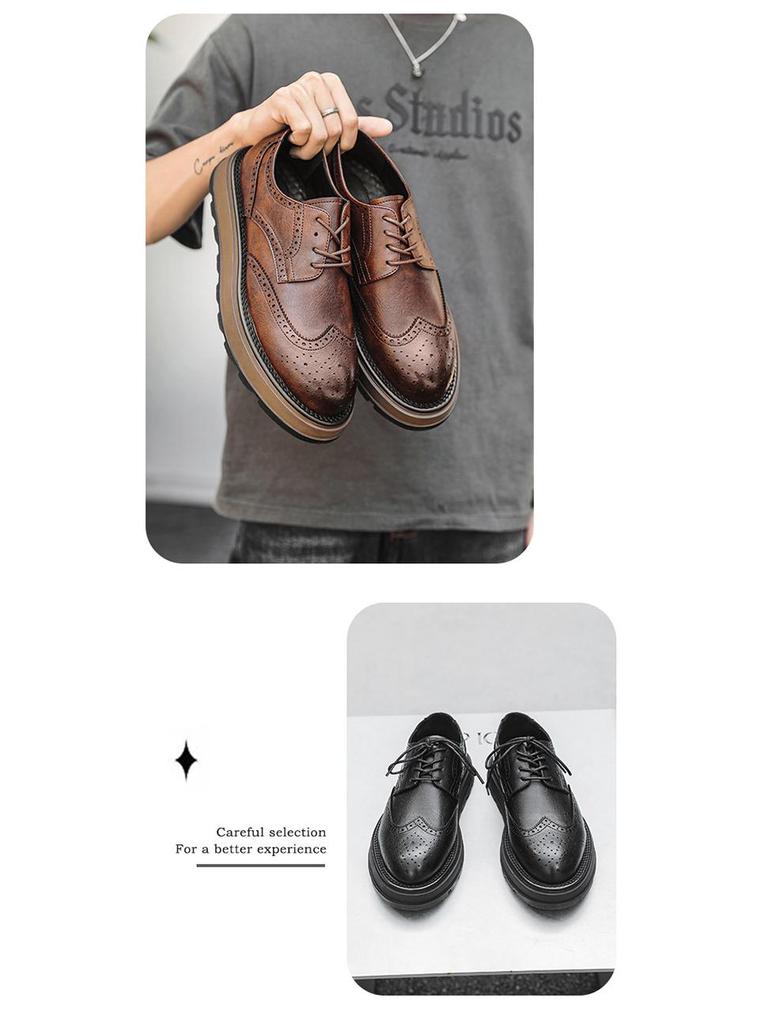 Men's Versatile Leather Shoes: 2025 Summer Casual & Formal Fashion