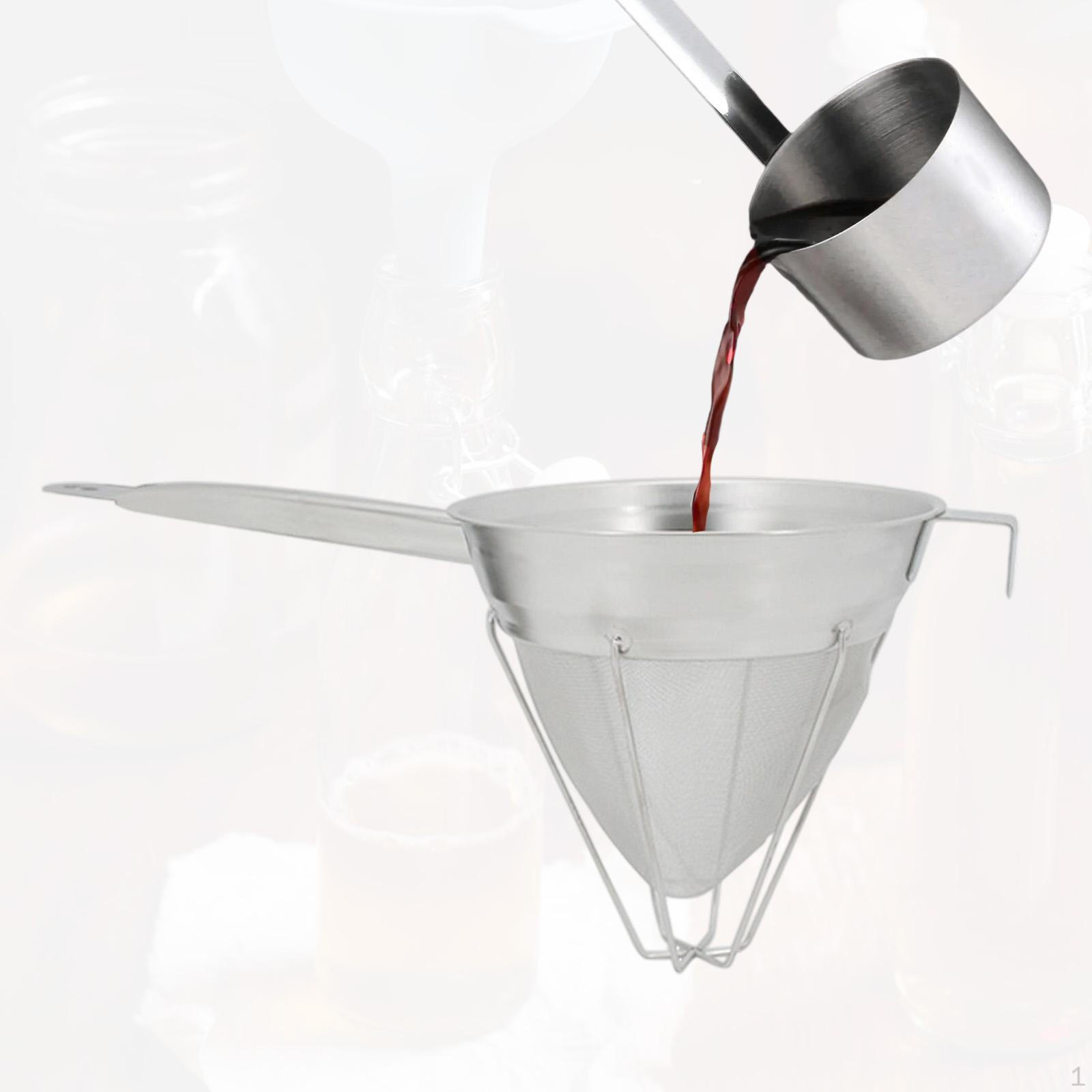 

Конусный фильтр с ручкой и подставкой для кухонного использования 20.5cm