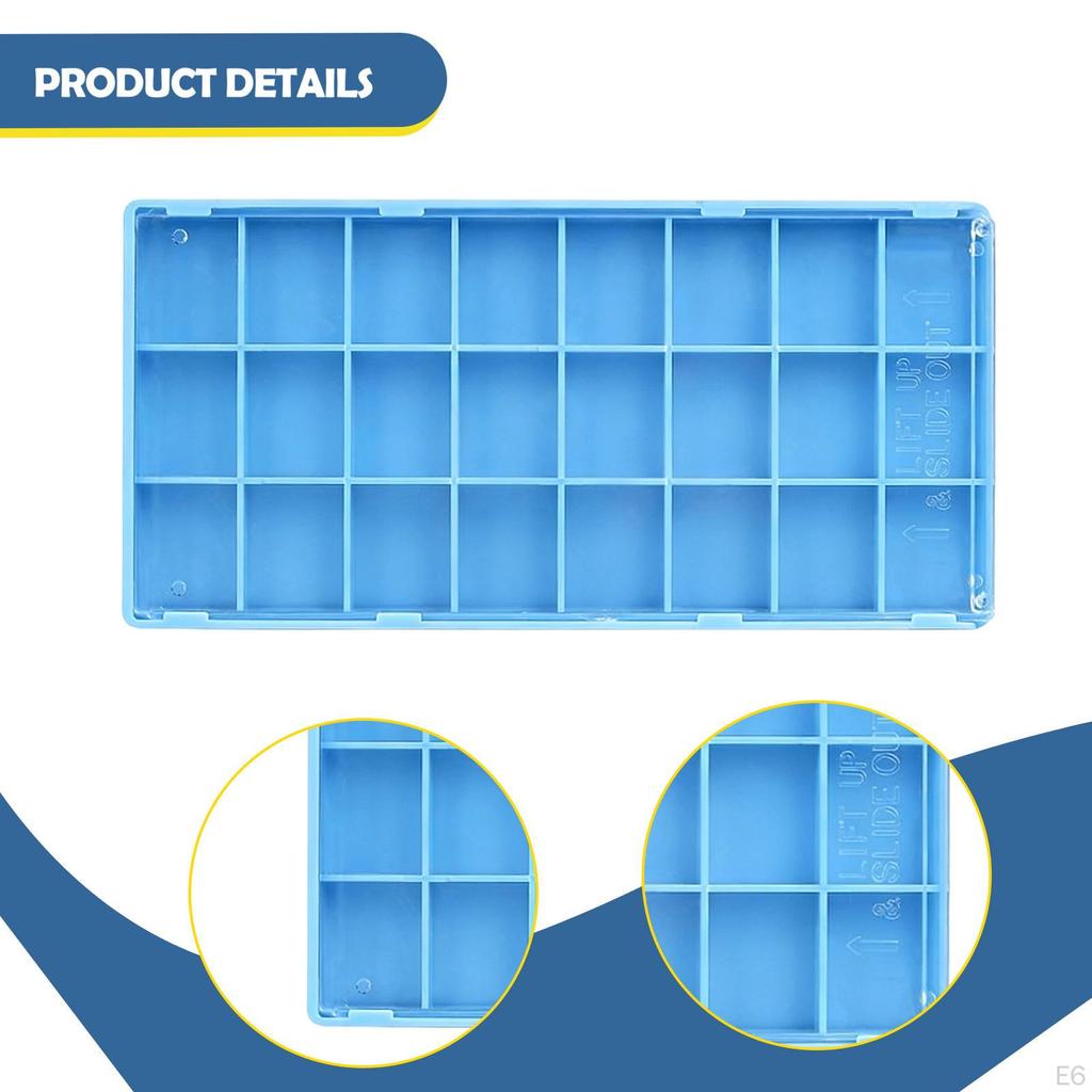 Watch Parts Storage Box Carry Case Dustproof Lid for Hardware Maintenance