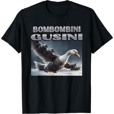 Bombombini Gusini Lustiges Italienisches Brainrot Meme Grafik T-Shirt(2)