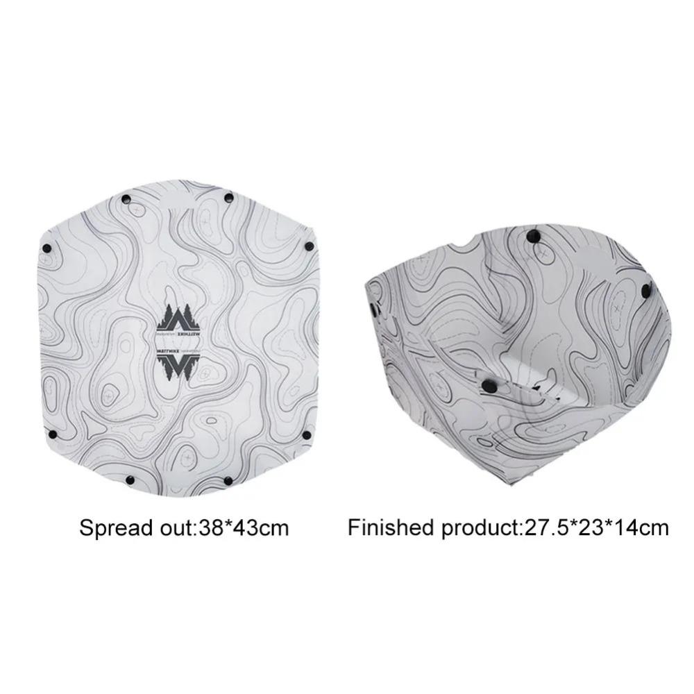 Multi-purpose Foldable Camping Tableware Lightweight Dinner Plate New Coffee Filter  Travel