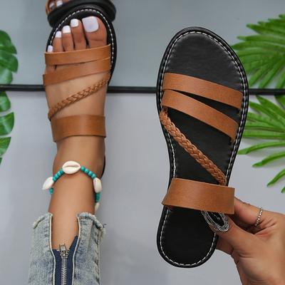 Summer Footwear Slipper Female Plus Size Comfortable Flat-heeled Female Sandals and Slippers