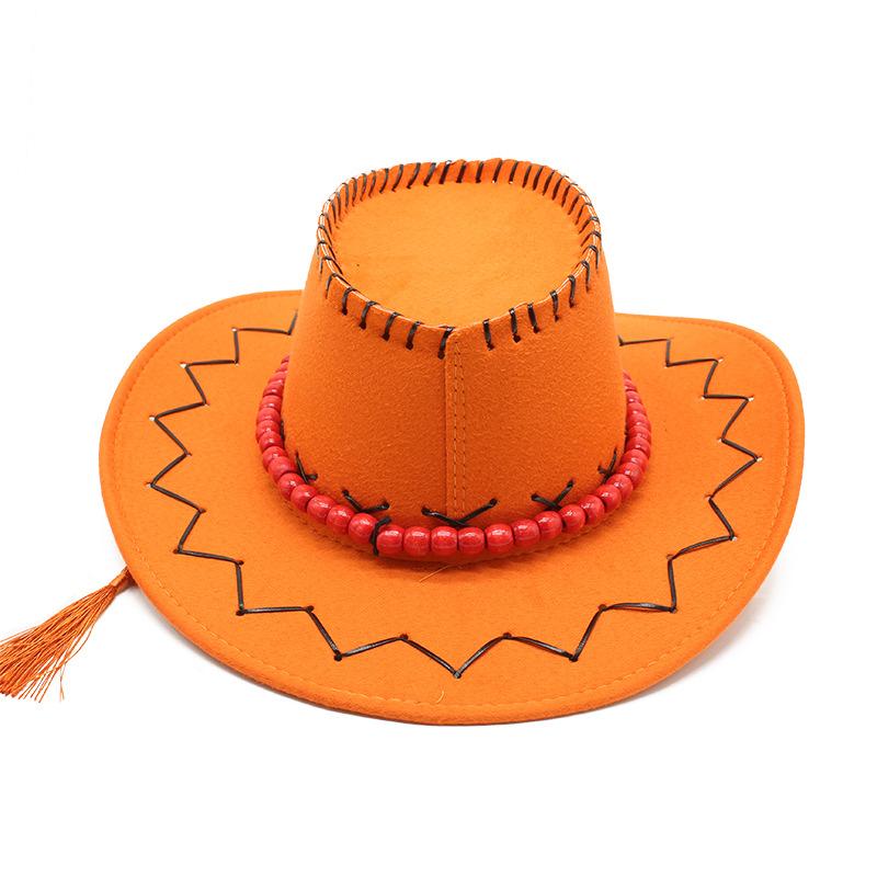 One Piece Fire Fist Aston Western Cowboy Hat Stage Performance Props Casual Sun Hat Beach Hat Men