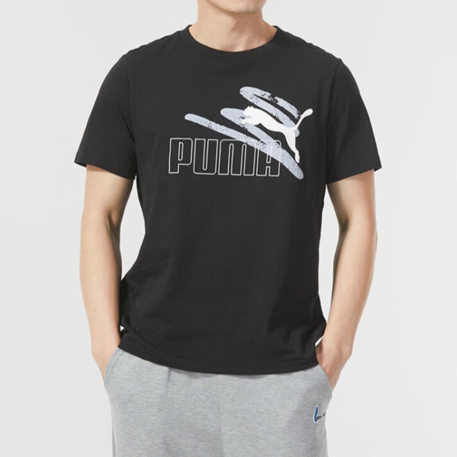 New PUMA T Shirts Men's Black 682146-01