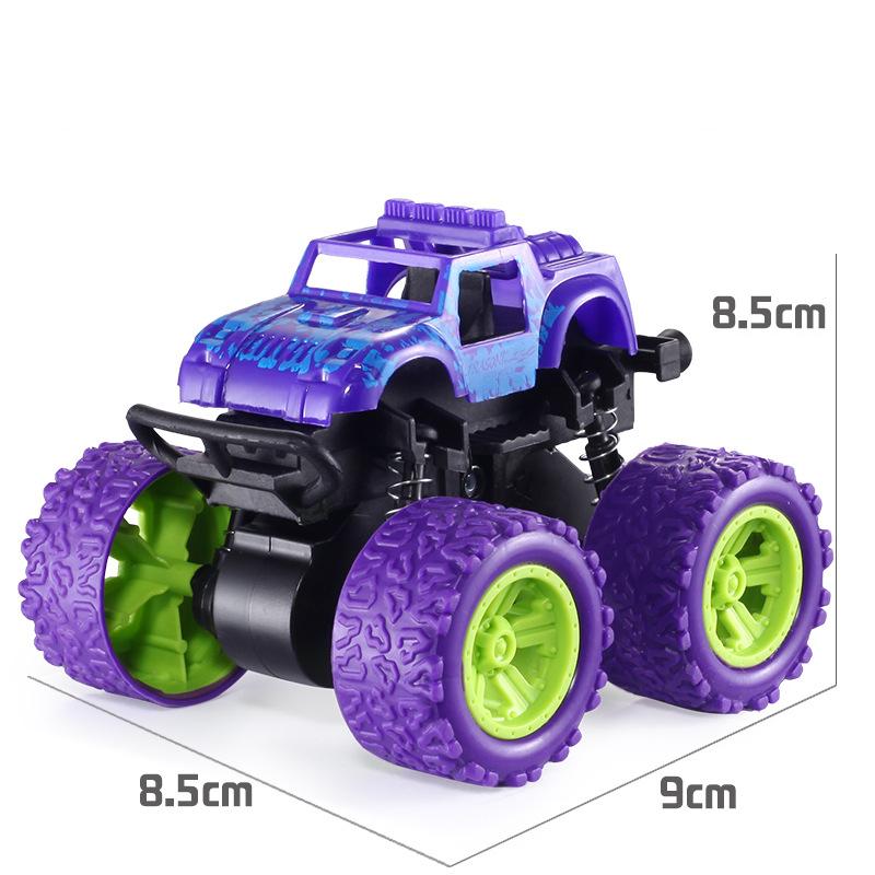 Monster Truck Toys Car Four-wheel Drive Off-road Vehicle Stunt Dump Cars Inertia Car Dinosaur Pull Back Children Toy Gift