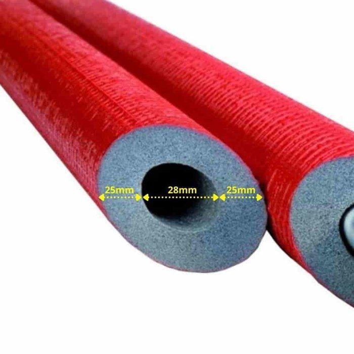 Insulation Flexible Pipe 2m, Ø 28mm, 25mm, Soft Foam, GEG