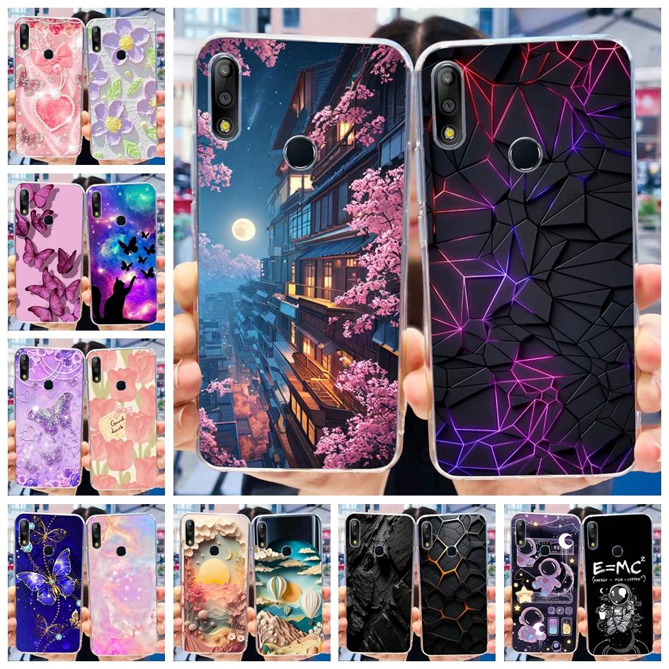 Pouzdro na telefon pro Asus Zenfone Max Pro M2 ZB631KL ZB633KL ZB630KL Pouzdra Silikonové Měkké Průhledné Kryt pro Asus X01BDA X01AD X01BD Funda