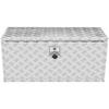 Underbody Truck Box, 36"×24"×24" Pickup Storage Box, Heavy Duty Aluminum Diamond Plate Tool Box with Lock and Keys, Waterproof Trailer Storage Box