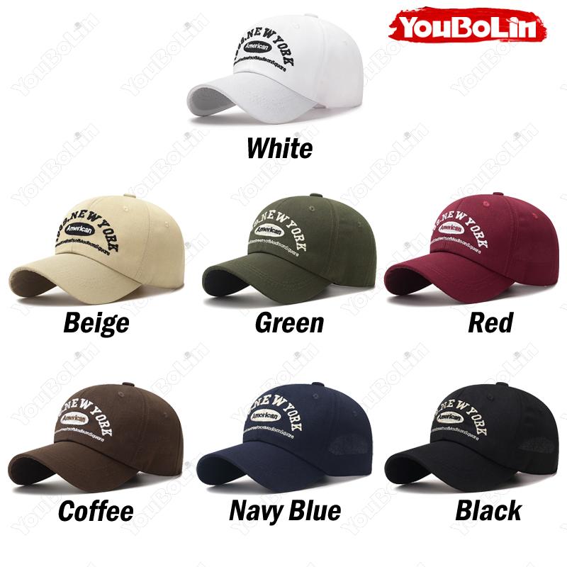 Retro Letter Embroidery Soft Top Baseball Cap Korean Trendy Duckbill Cap Outdoor Sun Protection Hat