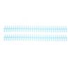 10 Pcs Loose Leaf Binding Spine 30 Hole Cuttable Wear Resistant PP Plastic 10mm Binding Comb for Student