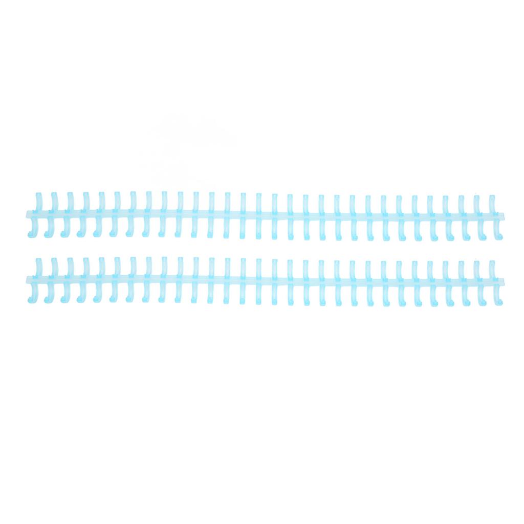 10 Pcs Loose Leaf Binding Spine 30 Hole Cuttable Wear Resistant PP Plastic 10mm Binding Comb for Student