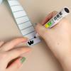 1000pcs Shipping Labels Barcode Sticker Supermarket Blank Stickers White Label Stationery Sticker Kitchen Spice Label Stickers