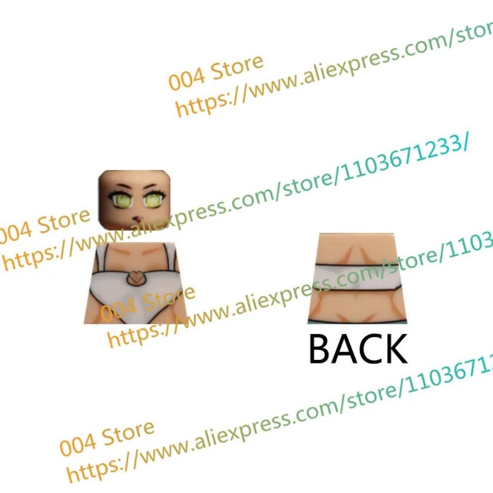 18+ Adult Building Block MOC Anime Action Figure Sexy Model Date Cartoon Swimwear Girl Hair Kit Ornament Toy Gift Collection F31