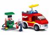 Klocki Sluban Fire Wóz Strażacki I Dystrybutor 136 - B0623
