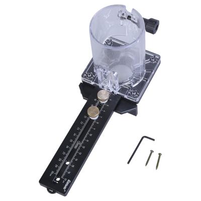 Edge Trimmer Rounder Backing Base Durable Aluminum Alloy Trimmer Bracket Slotting for Electric Trimming Machine Wood