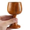 Solid Wood Wooden Wine Goblet Hand-made Jujube Wood Wooden Drinking Cup Wooden Mug  Drinking Wine