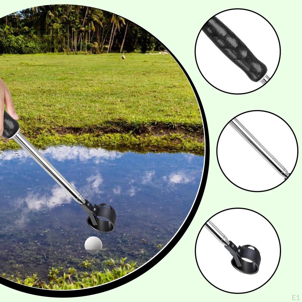 Golfball-Retriever Teleskopisches Aufnahmegerät Greifer Picker für Seewasser