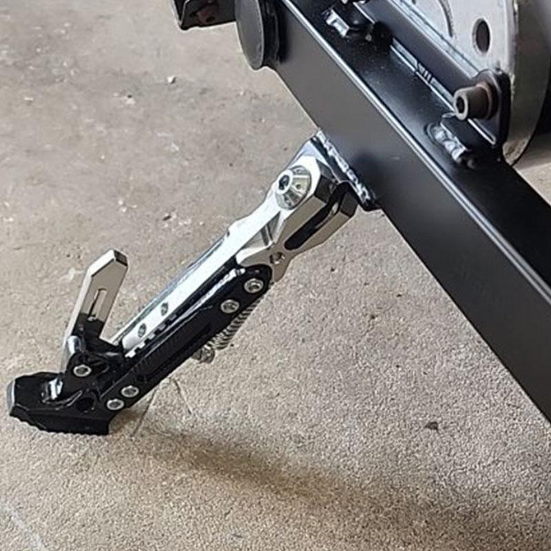 Motorcycle Adjustable CNC Metal Foot Bracket Kick Side Bracket Durable Corrosion Resistant Bracket Motorcycle Stand Accessories