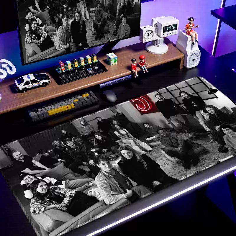 Stranger Things Kožená podložka pod myš Malá Velká Klip z filmu Podložka na stůl do koleje E-sport Protiskluzová podložka pod myš a klávesnici Personalizovaná Kreativní podložka na stůl