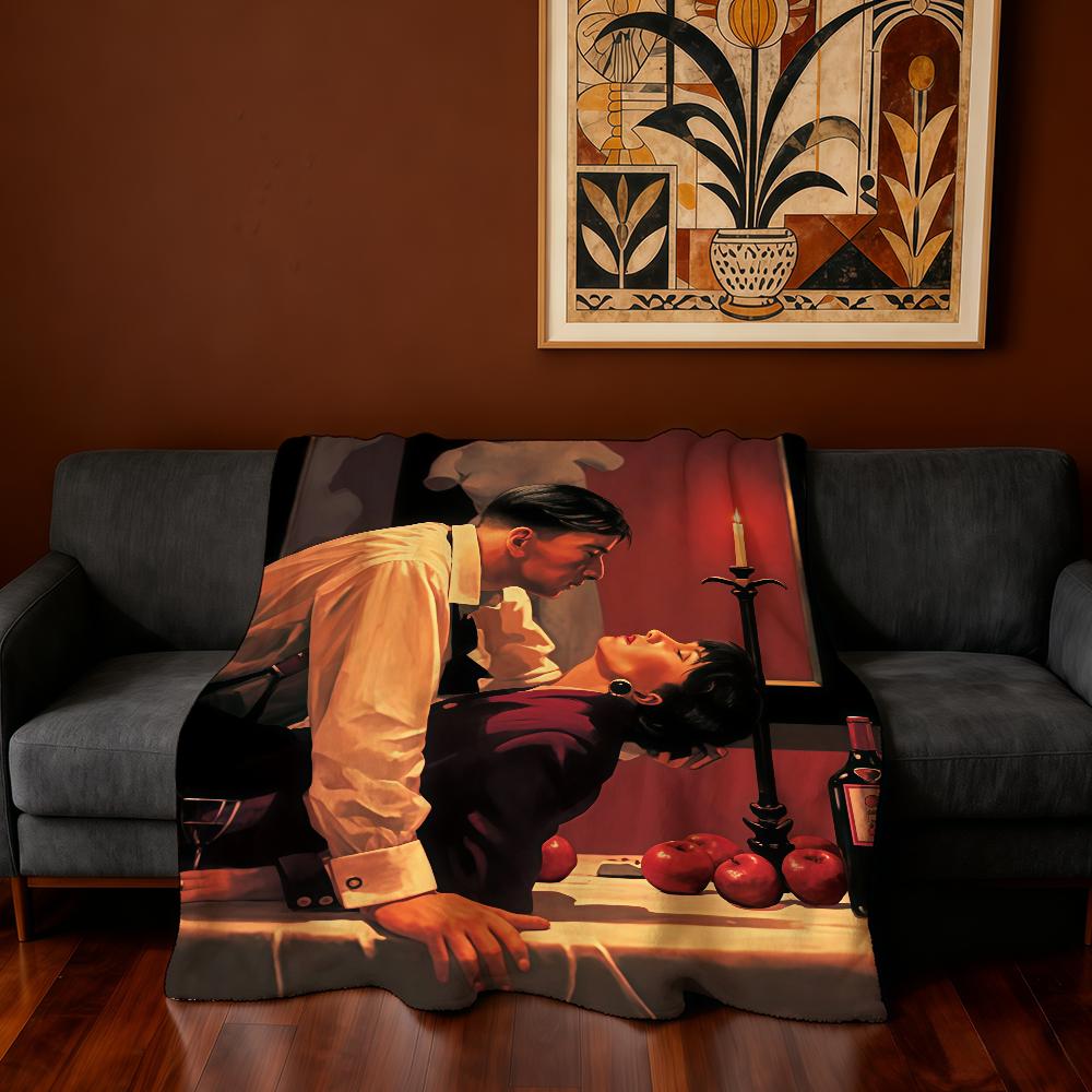 Scottish Artist J-Jack Vettriano Blanket Super Warm Comfortable Plush Throw Blanket Child Home Sofa Bedroom Gift