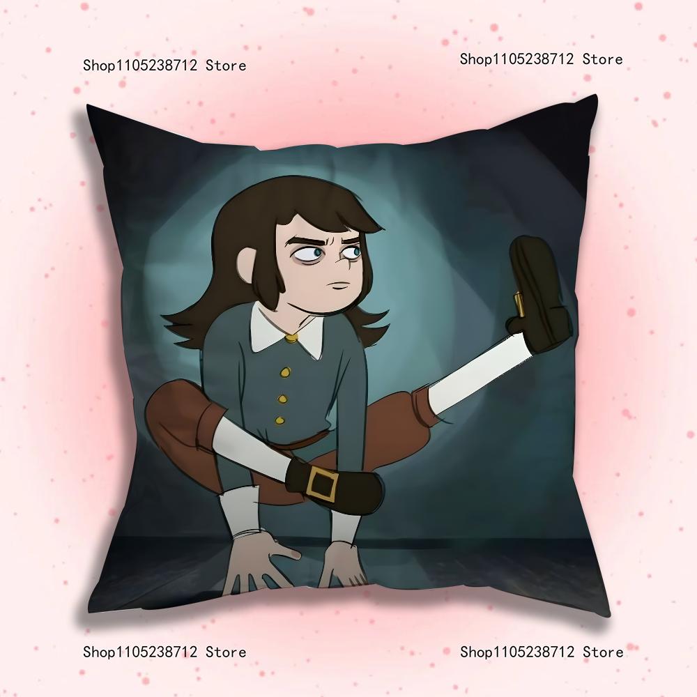 Abaddon H-Haunteds H-Hotel Pillow Case For Sofa Decor Car Office Room Printing Cushion Cover Decorations And Protector