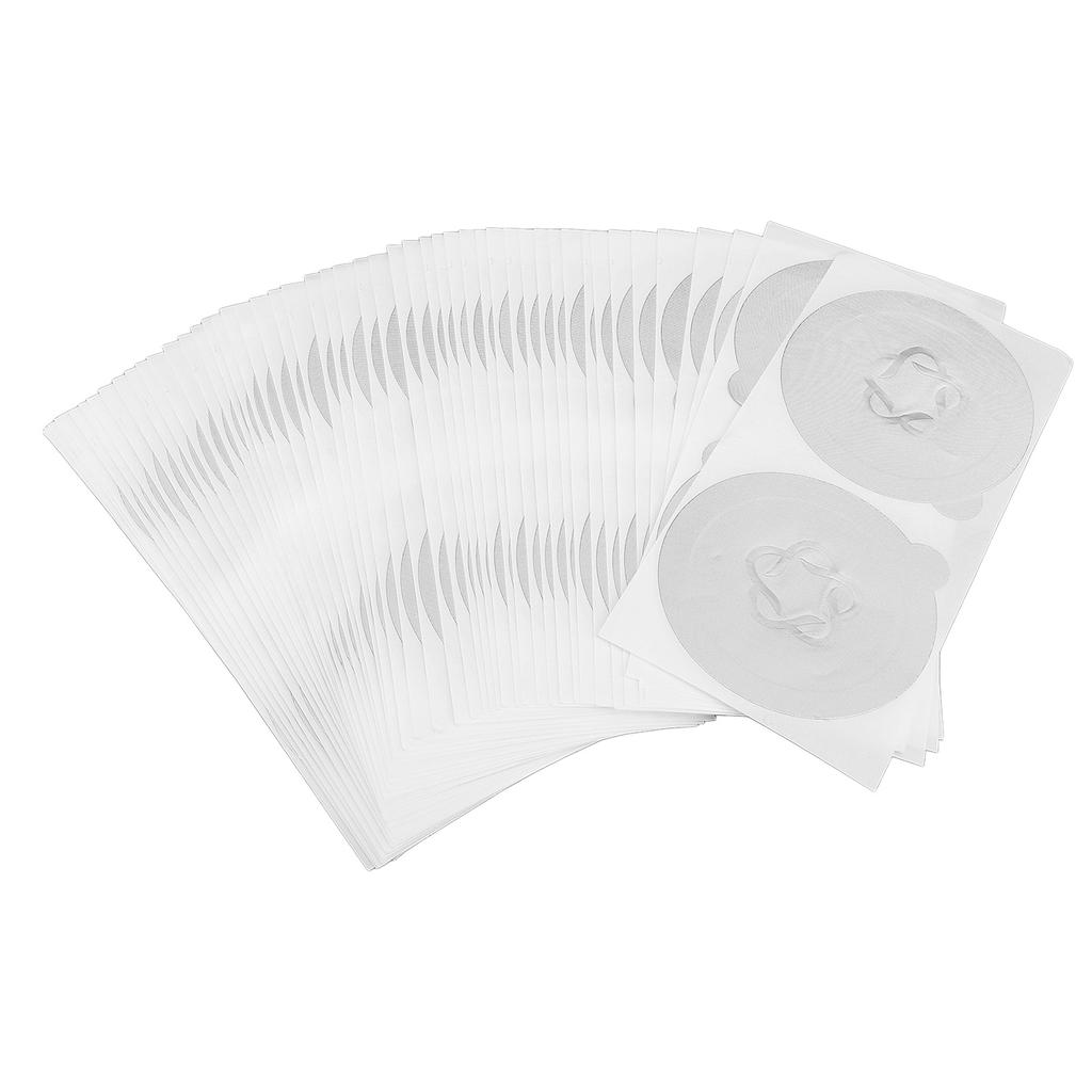 100pcs Coffee Pods Aluminum Foil Lids Multipurpose Self Adhesive Tight Sealing Large Reusable Coffee Pods Covers for