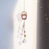 Colorful Crystal Suncatcher Hanging Rainbow Maker Prism Sun Catcher Ornament For Garden Window Outdoor Home Decor Chakra Pendant