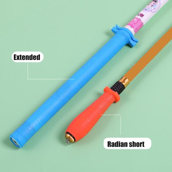 Fishing Rod Cover Anti-Slip Soft Grip Shock Absorption Elastic Quick Disassembly Universal Fishing Rod Sleeve Handle Protector