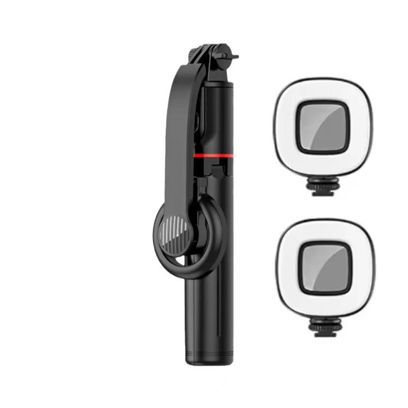 For Magsafe Tripod Magnetic Selfie Stick Portable Extendable Handle Tripod Monopod With Bluetooth Remote For iPhone 17 Android