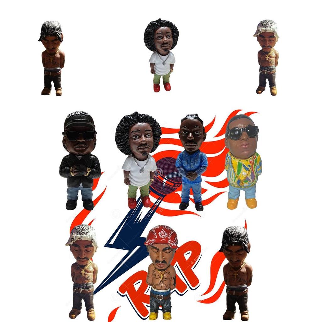 Hip-Hop-Rapper Shakur Snoop Dogg Big. Notorious Actionfigur-Ornament