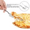 2 Stück Küche Edelstahl Pizza Messer Spatel Set Backen Gebäck Schneidewerkzeug Utensilien