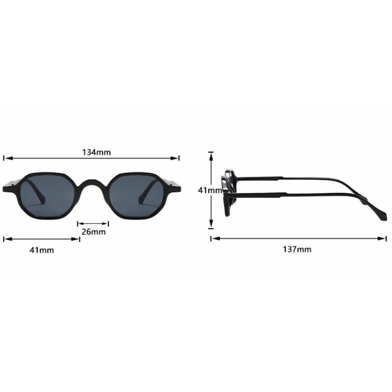 Vintage Small Frame Square Sunglasses For Women Men Summer Luxury Sun Glasses Punk Hip Hop Classic Sunshade Sunglasses Gifts
